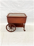 Mahogany Tea Cart Style of Henkel-Harris