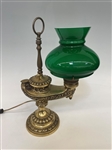 Style of Wild and Wessel Harvard Student Lamp in Brass