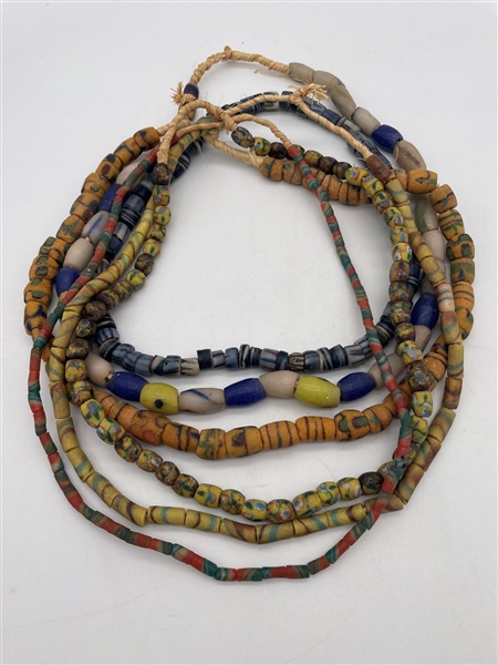 (6) Stone Necklaces on Twine