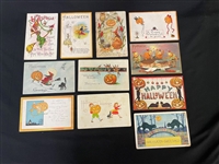 (11) Turn of the Century Halloween Post Cards