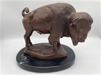 Charles M. Pannage Bronze "Bison" 1980
