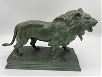 After Antoine Louis Bayre Bronze "Lion"