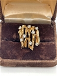 14k Gold and Diamond Branch Ring 