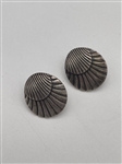 Georg Jensen Sterling Silver Scallop Shell Earrings