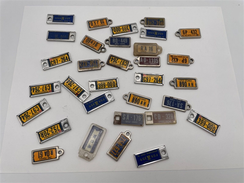(32) Keychain License Plates Disabled Veterans of America