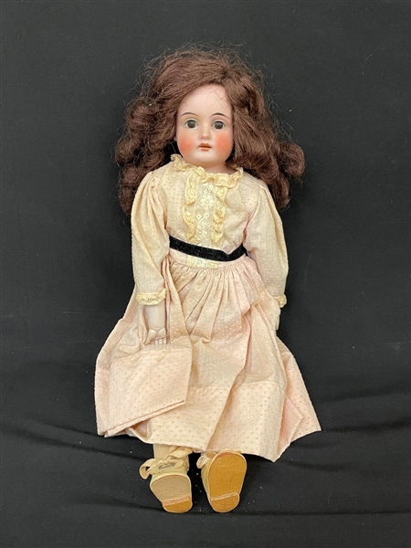 German Porcelain Head Doll 