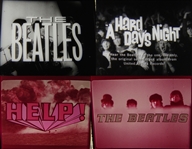 1964 BEATLES 35mm Theatrical Print Film Preview Trailers 3-5 lot