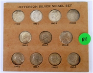 United States Wartime Silver Nickels (111)