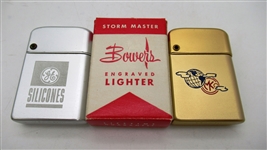 Pair of Bowers Storm Master Lighters