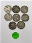 (8) Portugal 50 Centavos Coins (#400)