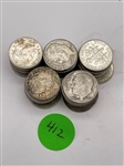 (50) Franklin Roosevelt Silver Dimes .900 (#412)