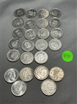 (25) Netherlands 1 Gulden 6 Silver 19 Nickel (#428)