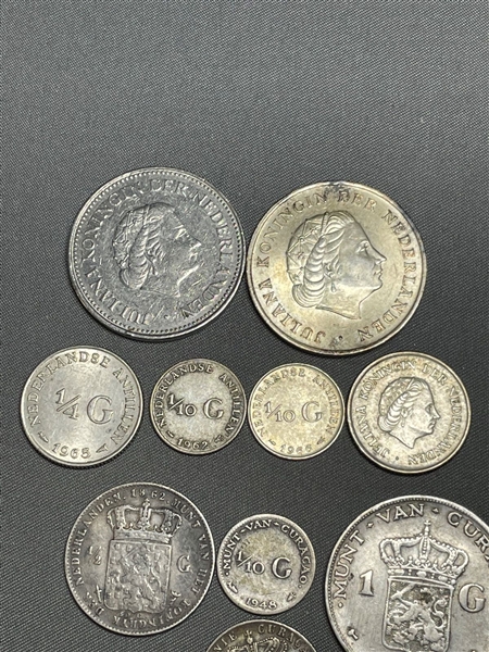 (14) Netherlands 1/4, 1/10, 1/2, 1 Guldens (#429)