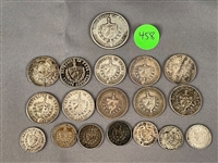 (18) Cuba Silver Centavos Lot (#458)