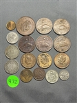 (17) Mexico 5, 10, 20, 25, 50 Centavos Coin Lot (#472)