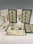 (4) Uncut Currency Sheets International Paper Show TN (#501)