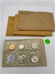 (4) United States Mint Proof Sets in Envelopes 1957, 1958, 1959, 1960 (#514)