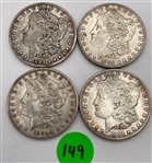 1884-P Morgan Silver Dollar Lot (149)