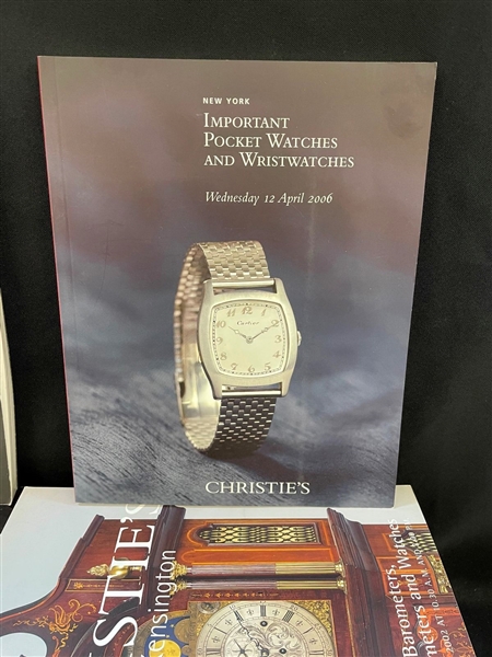 (22) Clocks, Watches and Timepieces Auction Catalogs Christie's and Sotheby's