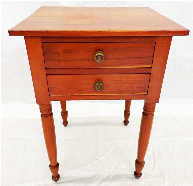 American Two Drawer Cherry Stand
