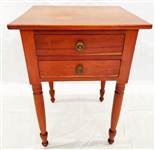 American Two Drawer Cherry Stand