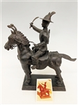 King Taksin Spelter Sculpture on Horseback 
