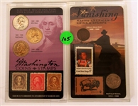 Commemorative Coin and Stamp Lot (105)