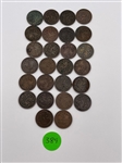 (26) Austria Bronze 2 Heller Franz Joseph I Coins (#389)
