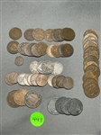 (58) Netherlands Bronze 1/2, 1, 2 1/2, 5, 10 Cent Coins (#443)