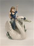 Lladro "Swan and the Princess" Figurine