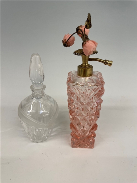 (2) Art Glass Perfumes