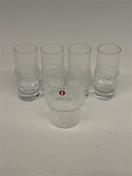(5) Made in Finland Cordial Glasses