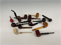 (14) Group of Smoking Pipes 