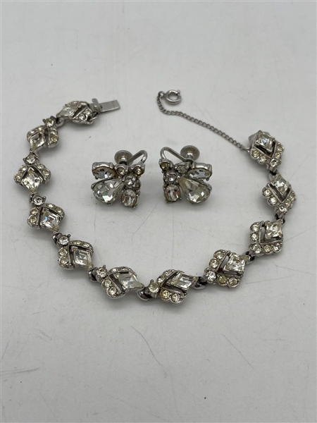 Bogoff Bracelet and Earring Costume Jewelry Set 