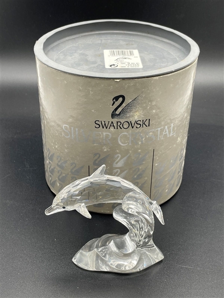 Swarovski Crystal Dolphin With Box