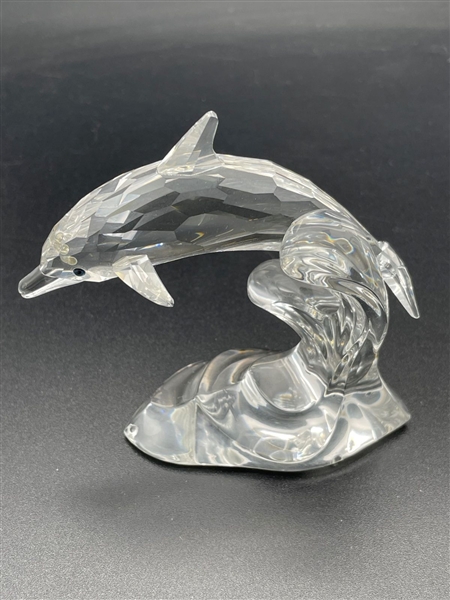 Swarovski Crystal Dolphin With Box