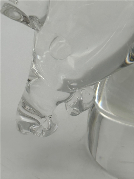 Cartier Crystal Unicorn Head Figurine