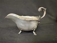 English Sterling Silver Sheffied Gravy Boat By Atkin Brothers 1947