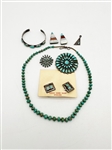 Native American Sterling Silver Turquoise Jewelry Lot