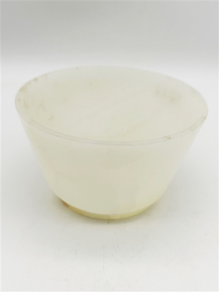 White Onyx Carved Bowl