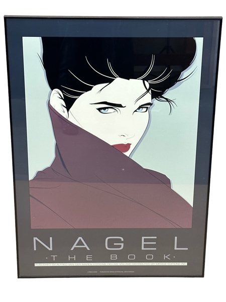 Patrick Nagel Poster "The Book Mirage 1985"
