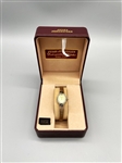 Jules Jurgensen Diamond/Sapphire Quartz Watch with Case