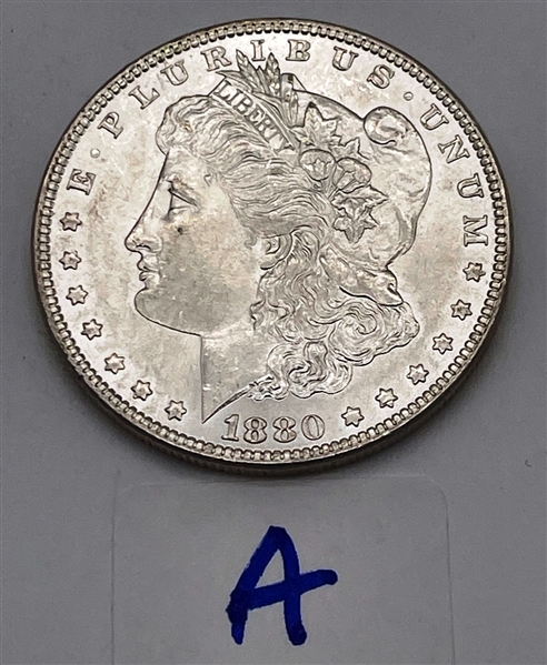 1880-P Morgan Silver Dollar (A)