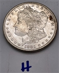 1881-S Morgan Silver Dollar (H)