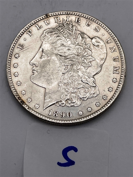 1890-S Morgan Silver Dollar (S)