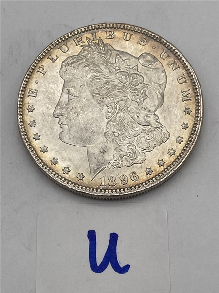 1896-P Morgan Silver Dollar (U)
