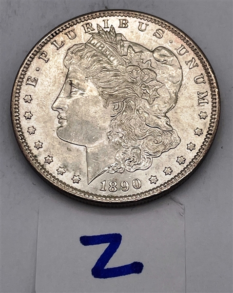 1890-S Morgan Silver Dollar (Z)
