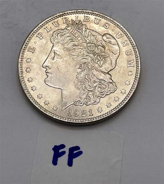 1921-P Morgan Silver Dollar (FF)