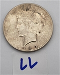 1934-S Peace Silver Dollar (LL)