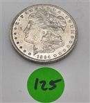 1884-O Morgan Silver Dollar (125)